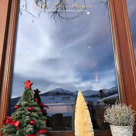 住宿加早餐酒店 Cafe Cher-mignon Et D'hotes Chermignon-d'en Haut
